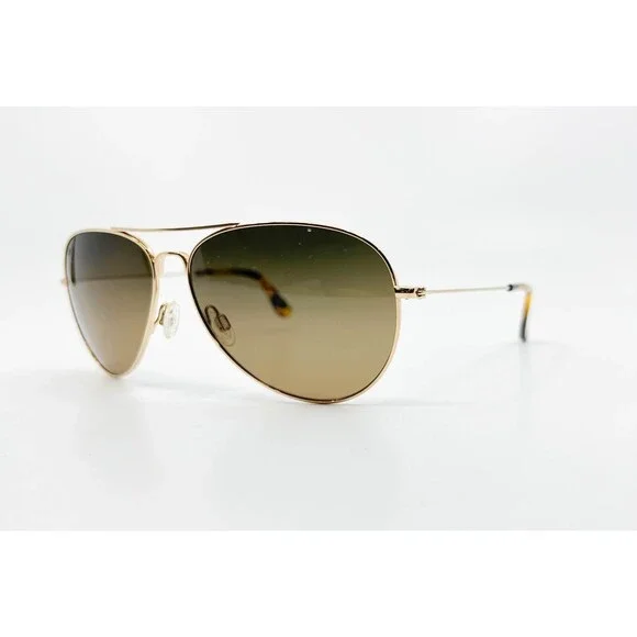 Maui Jim Japan Mavericks MJ-264-16 Gold Metal Sunglasses 61-14-137 10230